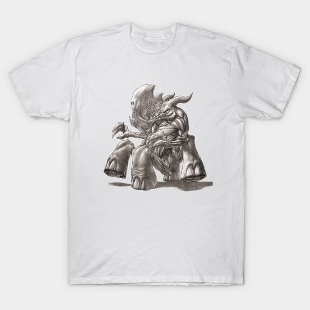 The Hornskull Daemonocerus T-Shirt by gregorytitus